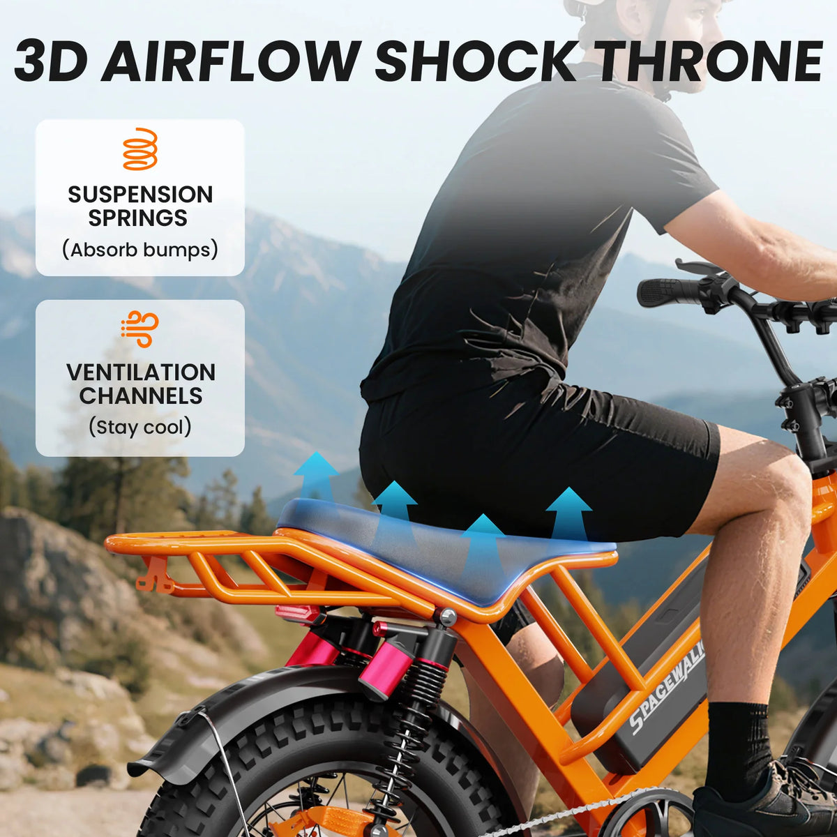 EILLEO SPACEWALK M7 Teen Electric Bike 750W Peak Motor