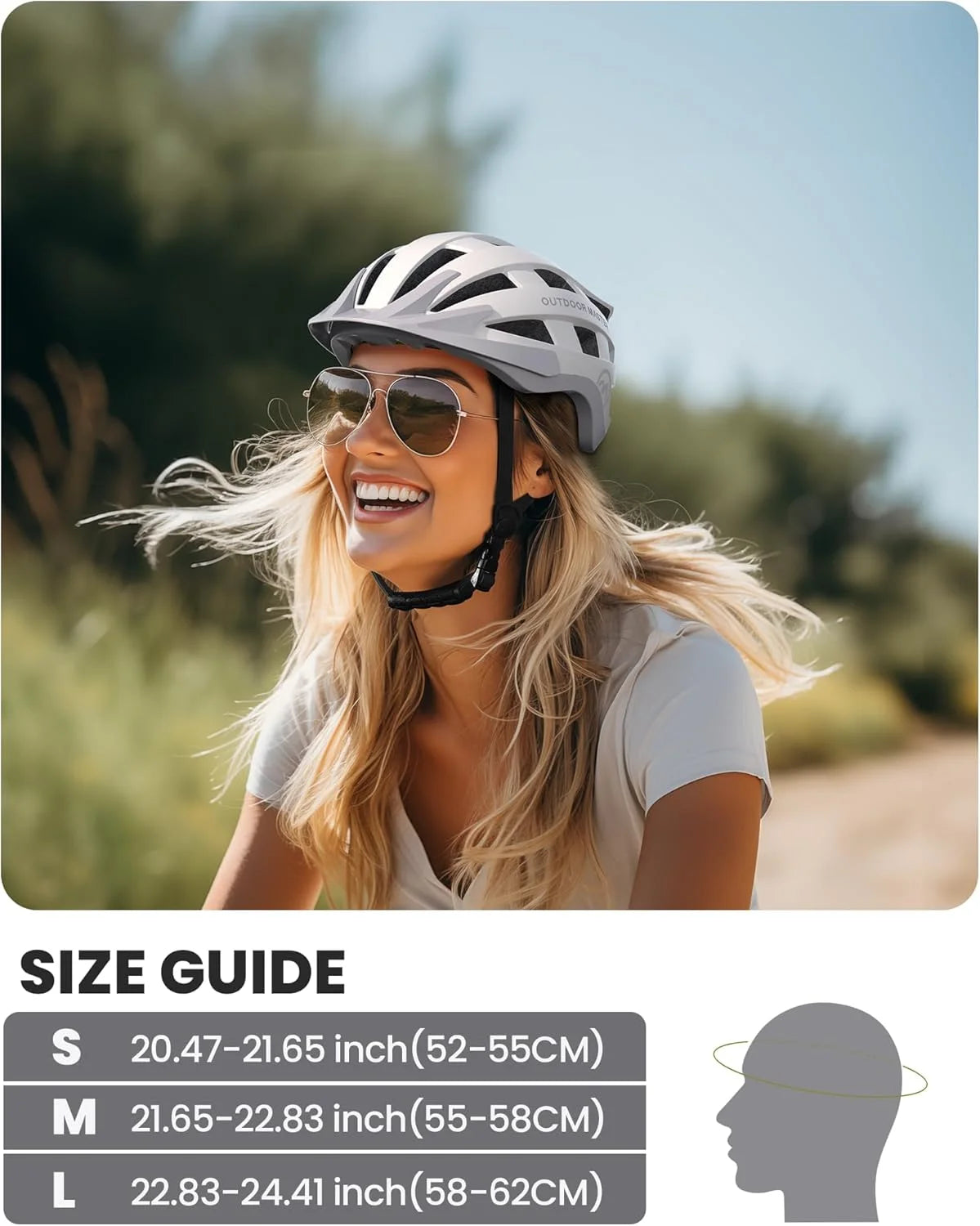 Lightweight Mips Cycling Helmet With Rechargeable Led Tail Light