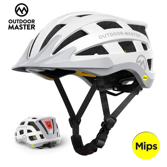 Lightweight Mips Cycling Helmet With Rechargeable Led Tail Light