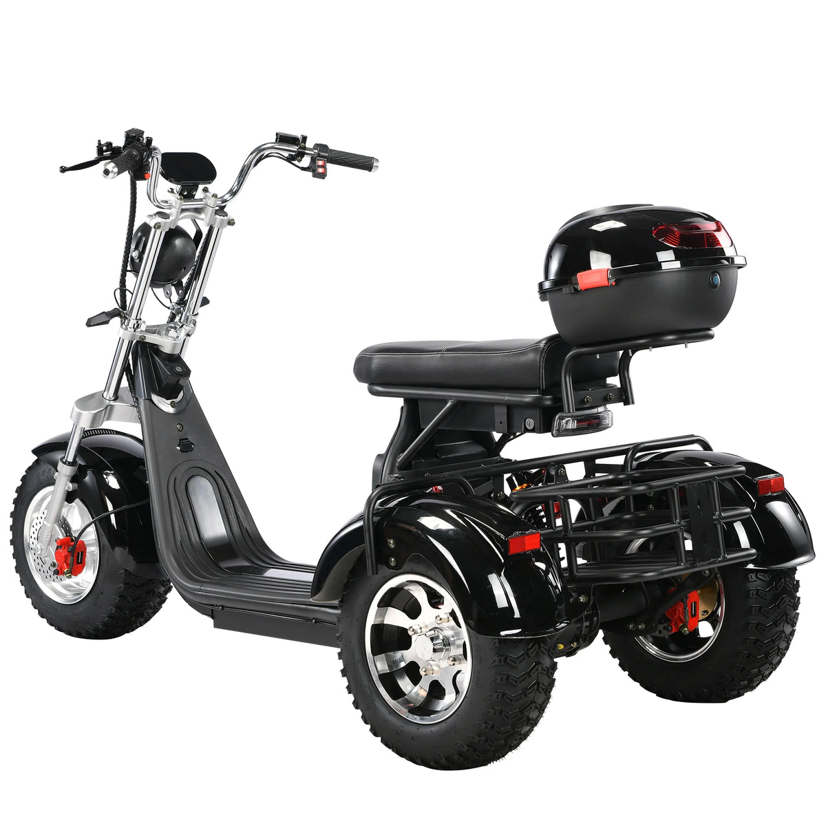 Three Wheel 3000W Off Road Mobility Scooter With Lithium Battery