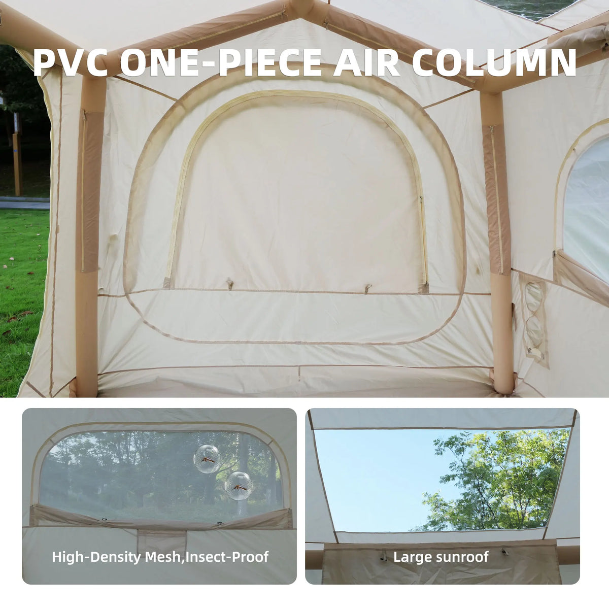 Inflatable SUV Camping Tent Easy Setup Waterproof Glamping Shelter