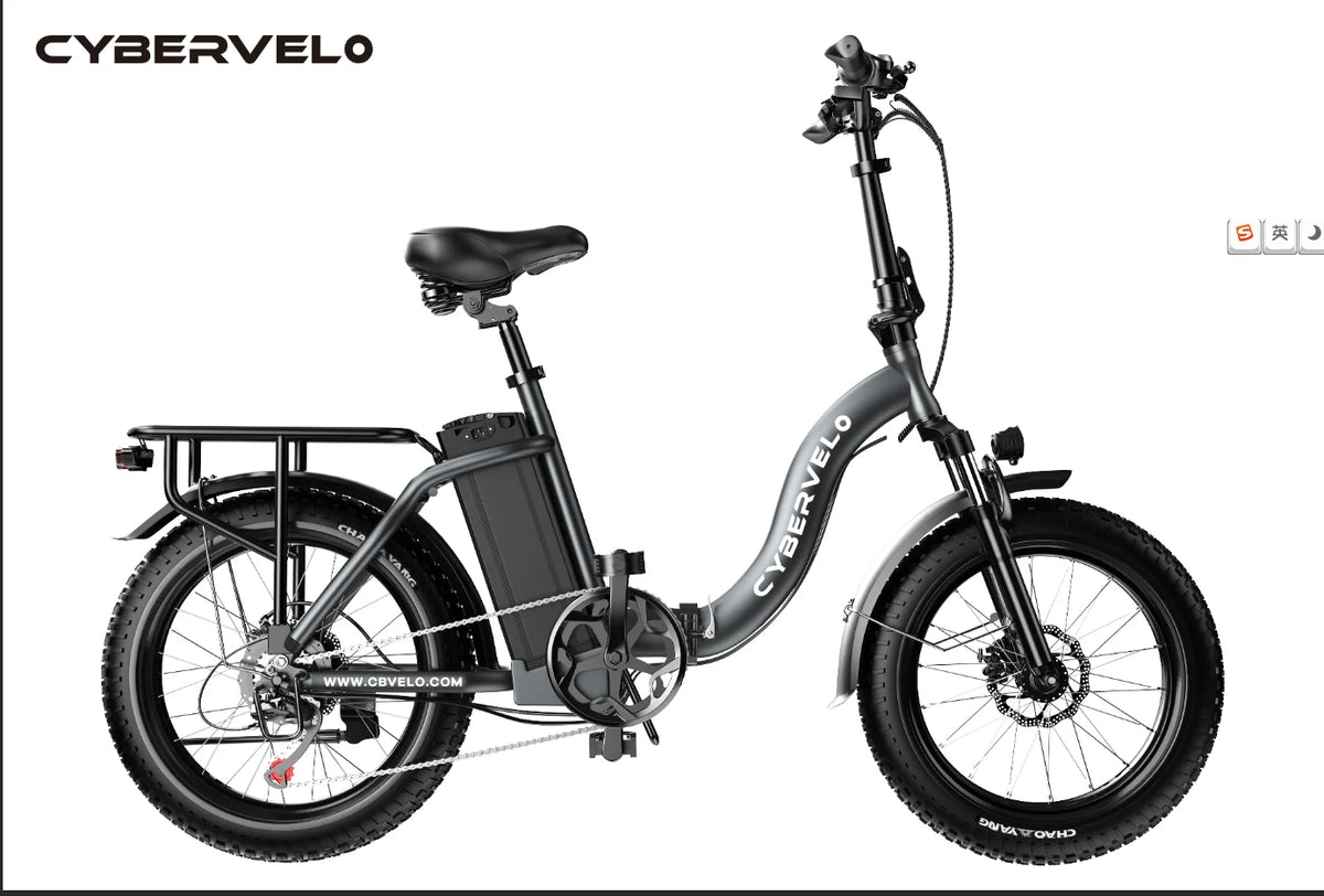 CYBERVELO 1000W Foldable Electric Bike EK4 EK5 Fat Tire