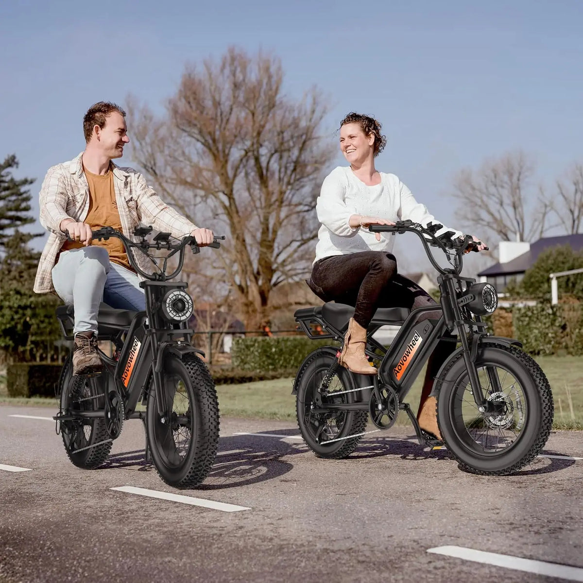 AOVOWHEEL AW2PRO Electric Bike 1500W Fat Tire 70 Mile Range
