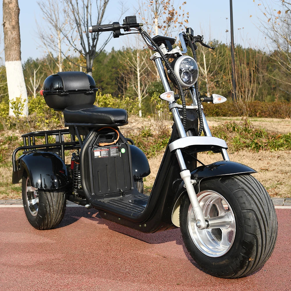 Three Wheel 3000W Off Road Mobility Scooter With Lithium Battery
