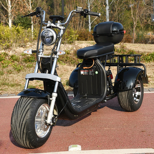 Three Wheel 3000W Off Road Mobility Scooter With Lithium Battery