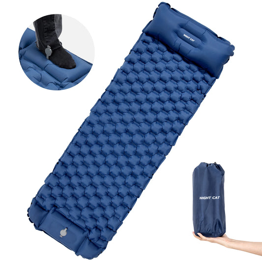Waterproof Ultralight Air Mattress With Pillow Insulated Pad TPU