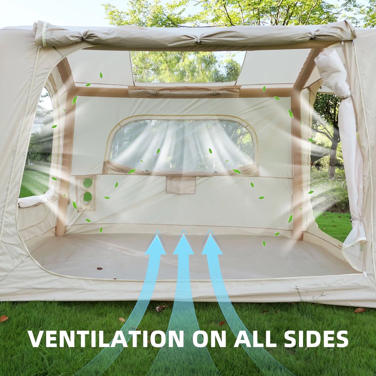 Inflatable SUV Camping Tent Easy Setup Waterproof Glamping Shelter