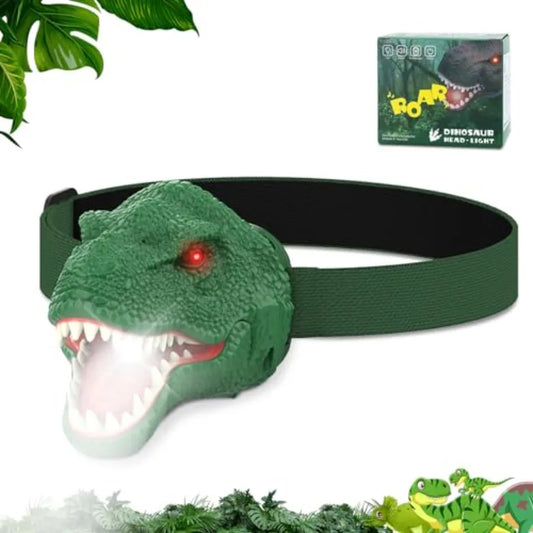 T-Rex Dinosaur Headlamp With Roar And Silent Led Light