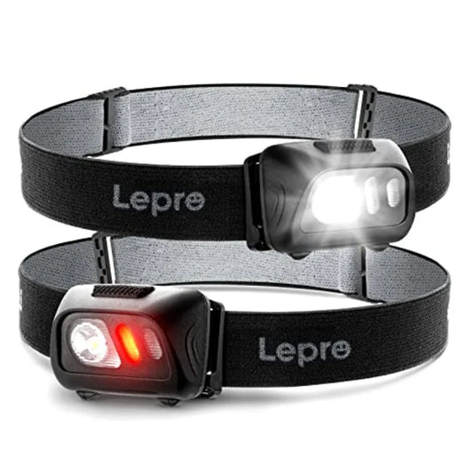 IPX4 Waterproof LED Headlamp With 1500 Lux And Red Light