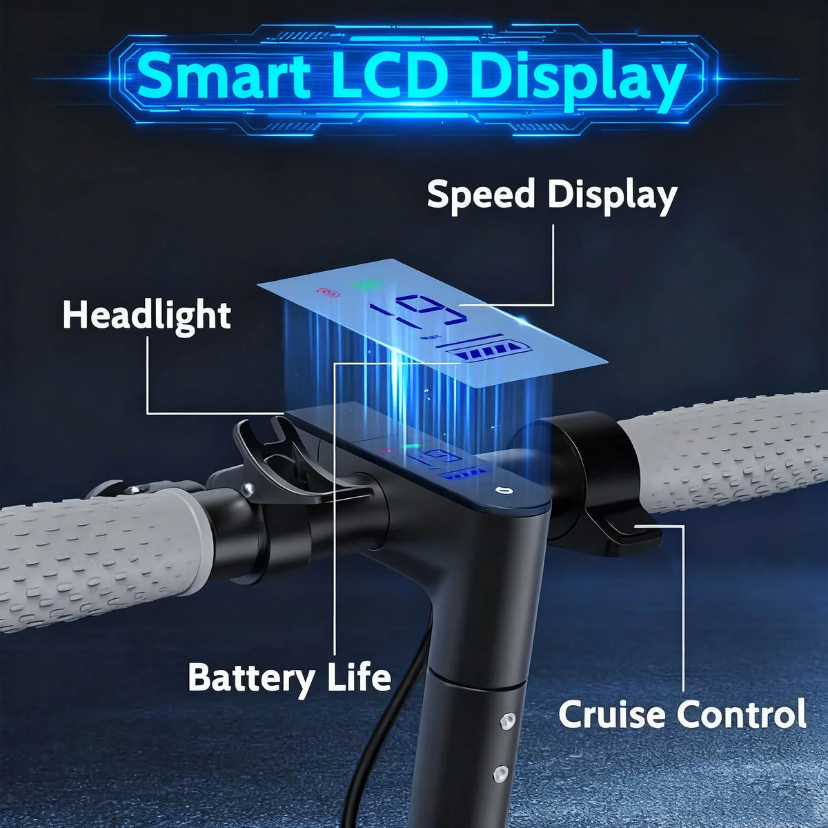 Ladped LP60 Electric Scooter 350W 19 MPH Folding 16 Miles