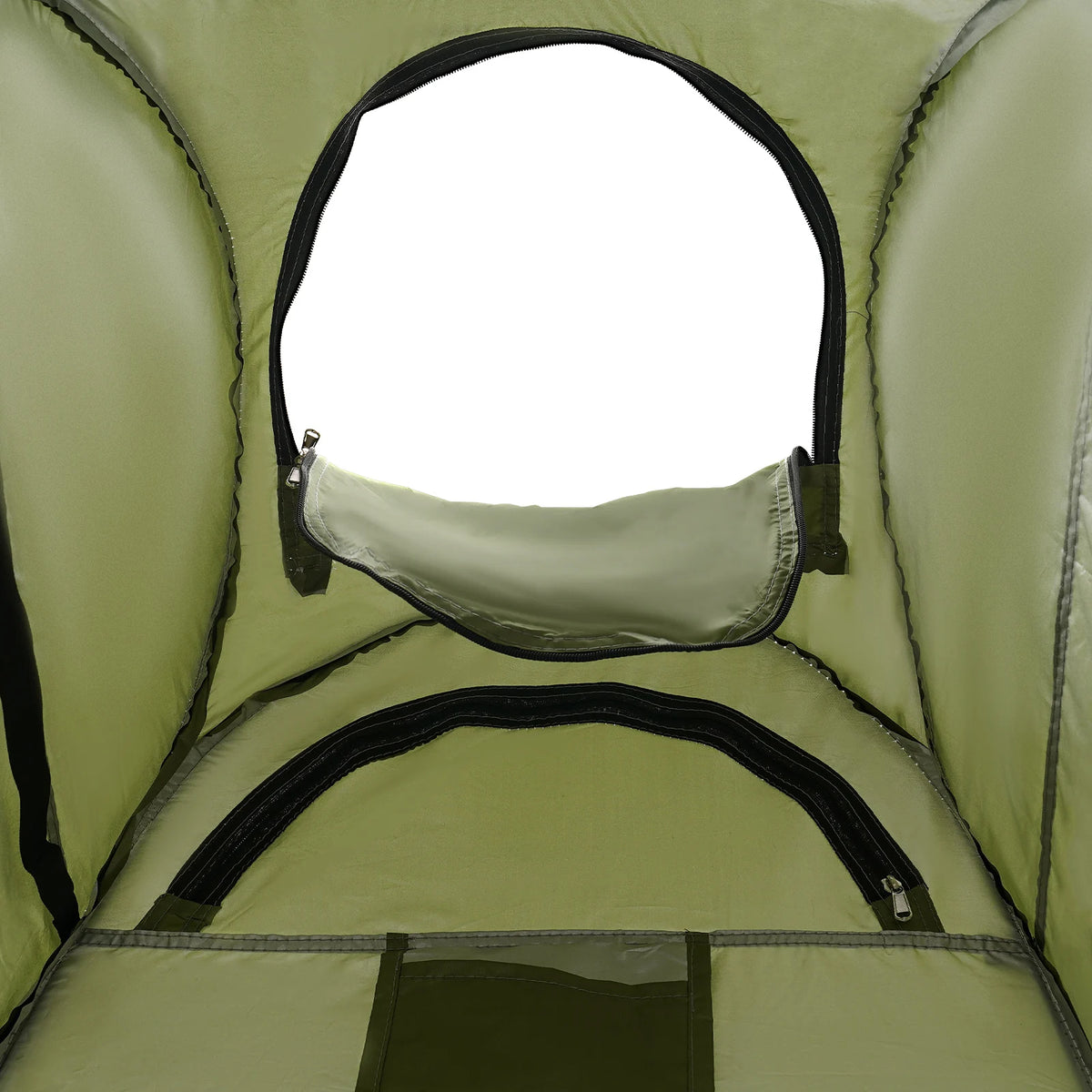 Portable Toilet Tent for Hiking Outdoor Camping Privacy Shelter Waterproof 1.2×1.2×1.9m for Hiking Picnics Fishing Camping