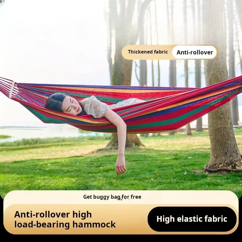 Outdoor Multi Functional Anti Flip Garden Hammock With Straps