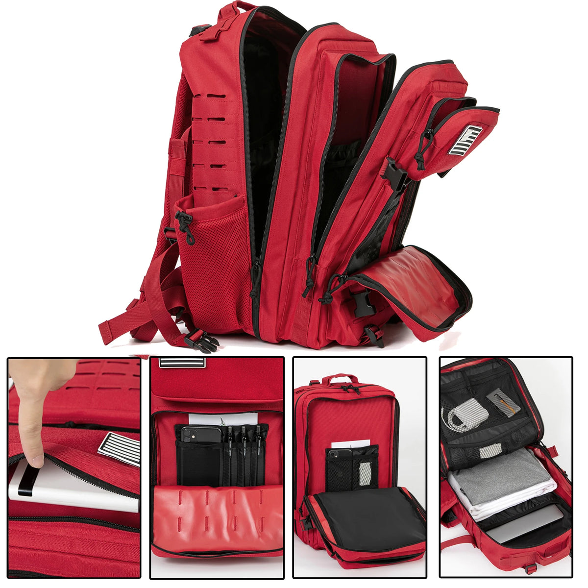ReFire Gear Tactical Backpack With Double Cup Holder
