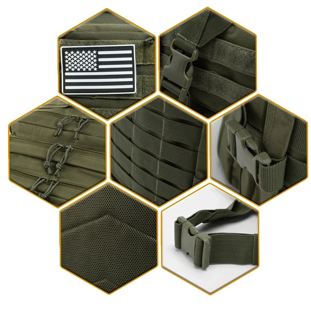 ReFire Gear Tactical Backpack Outdoor Rucksack For Hiking And Camping