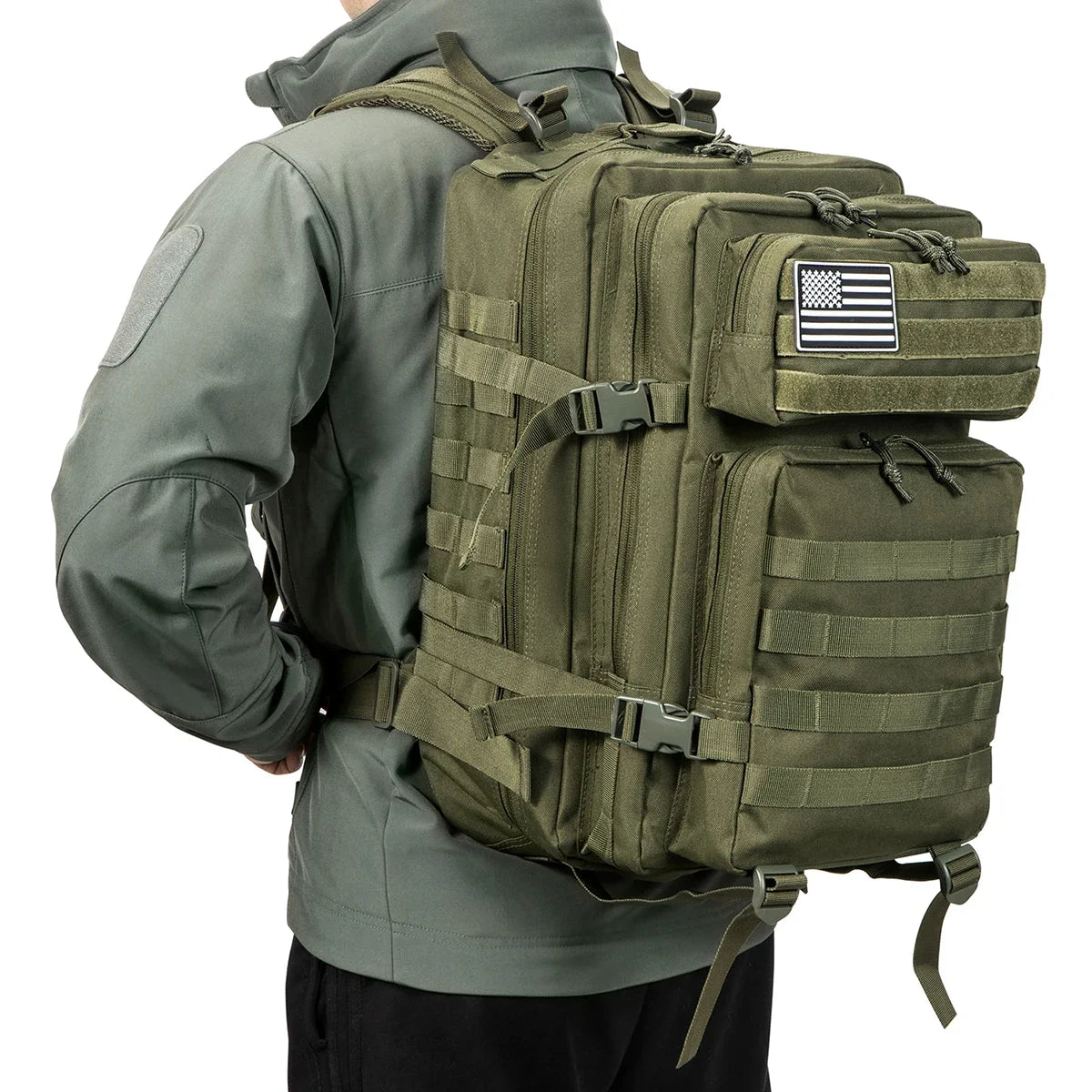 ReFire Gear Tactical Backpack Outdoor Rucksack For Hiking And Camping