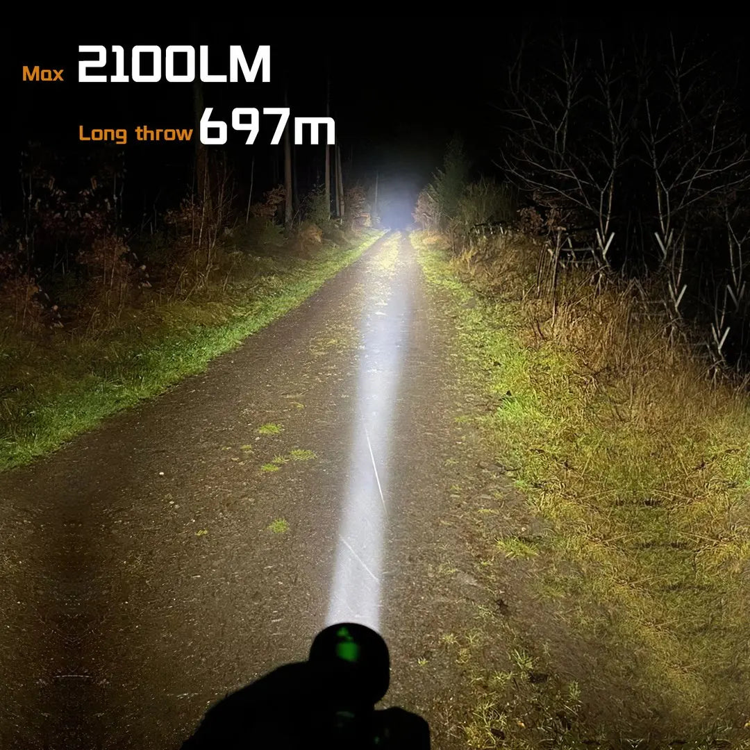 Sofirn IF22A 2100 Lumen Long Range Rechargeable LED Flashlight